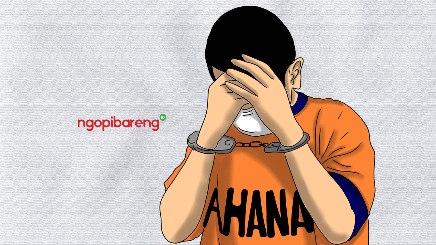 Ilustrasi tahanan, pelaku kejahatan yang ditangkap oleh pihak kepolisian. (Foto: Ngopibareng.id)