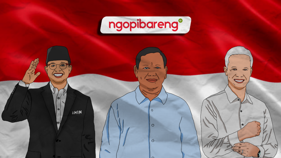 Prabowo Subianto-Gibran Rakabuming Raka mendapat suara terbanyak di TPS 033 Bojong Koneng, Bogor, Jawa Barat, tempat Prabowo mencoblos. (Ilustrasi: Ngopibareng.id)