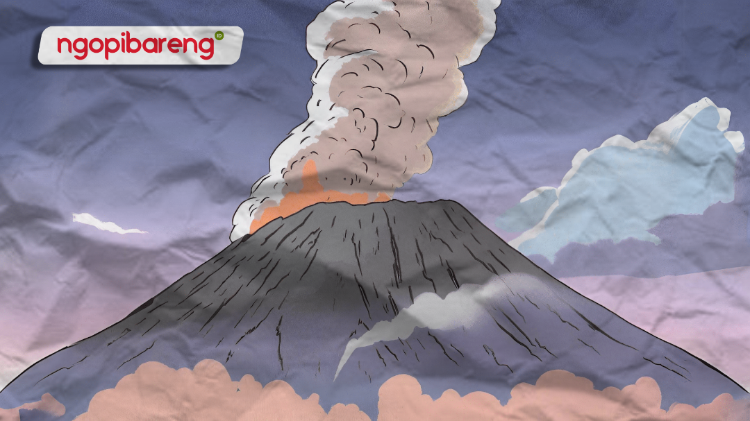 Warga Tagulandang, Kabupaten Kepulauan Sitaro, Sulawesi Utara, masih diminta mengungsi, pasca erupsi Gunung Ruang, pada Sabtu 20 April 2024. (Ilustrasi: Ngopibareng.id)