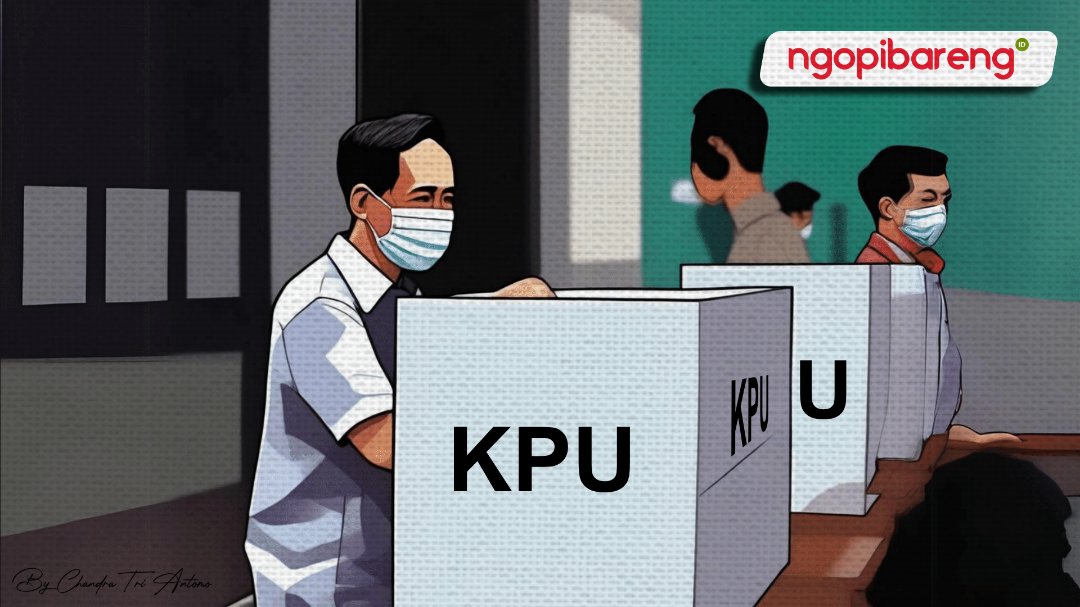 Hitung suara sementara Pileg KPU, menempatkan  PDIP, Golkar dan Gerinda ada di tiga besar partai di Pileg DPRD. (Ilustrasi: Ngopibareng.id)
