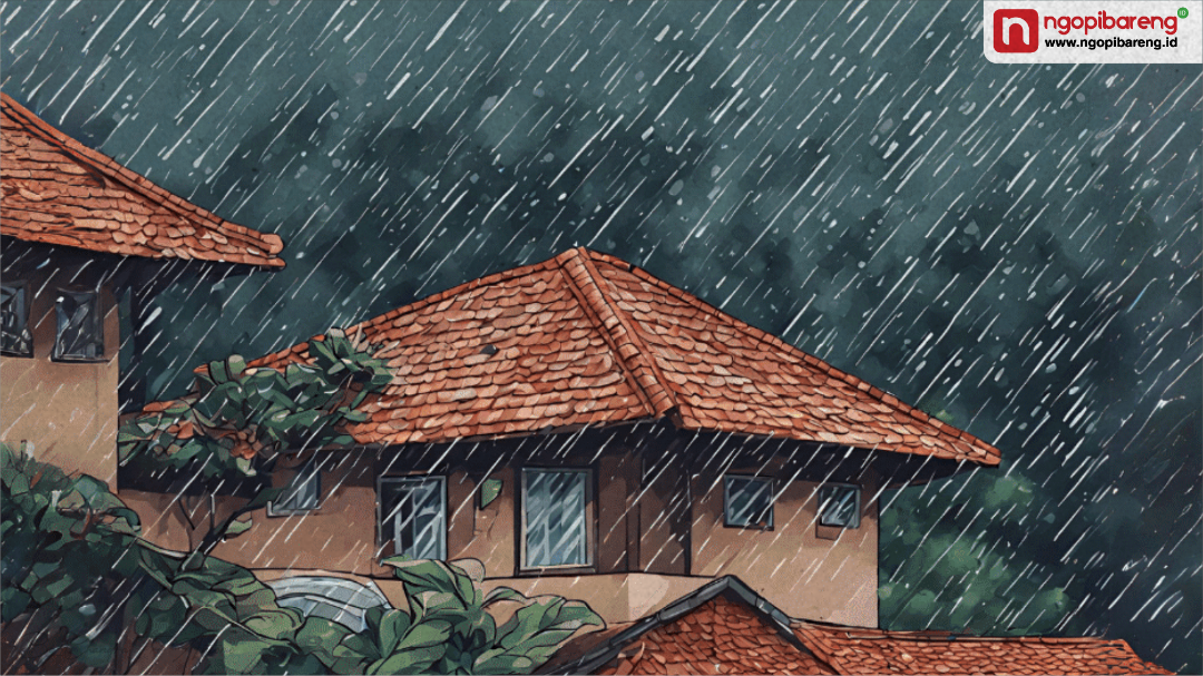 Badan Meteorologi, Klimatologi dan Geofisika, Stasiun Meteorologi Juanda, memprakirakan cuaca di Jawa Timur, Selasa 9 April 2024, hari ini, banyak diwarnai dengan hujan. (Ilustrasi: Ngopibareng.id)