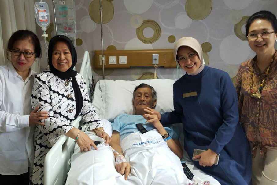 Basofi Sudirman masih dirawat di Rumah Sakit. Foto : Istimewa