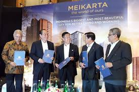 KOTABARU: Saat Launching Meikarta City milik Lippo Group, beberapa waktu lalu. 