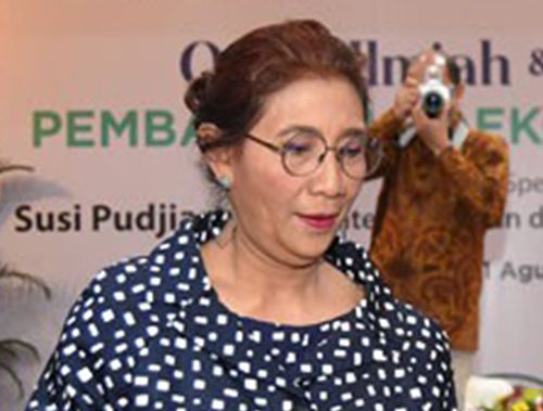 Menteri Kelautan dan Perikanan, Susi Pudjiastuti. (foto: antara)