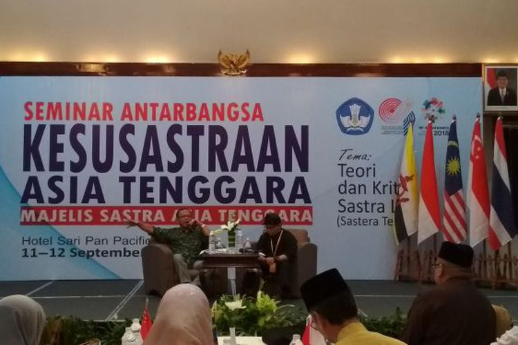 Seminar Antarbangsa Kesusastraan Asia Tenggara (SAKAT) yang diselenggarakan di Jakarta, 11 hingga 12 September 2017. (Foto: Istimewa)