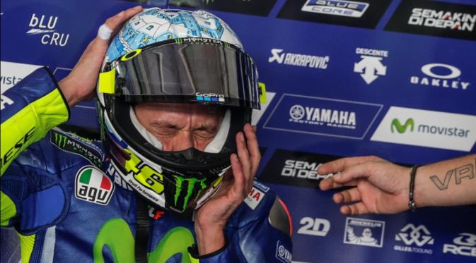 Valentino Rossi mengaku balapan di MotoGP kini semakin sulit