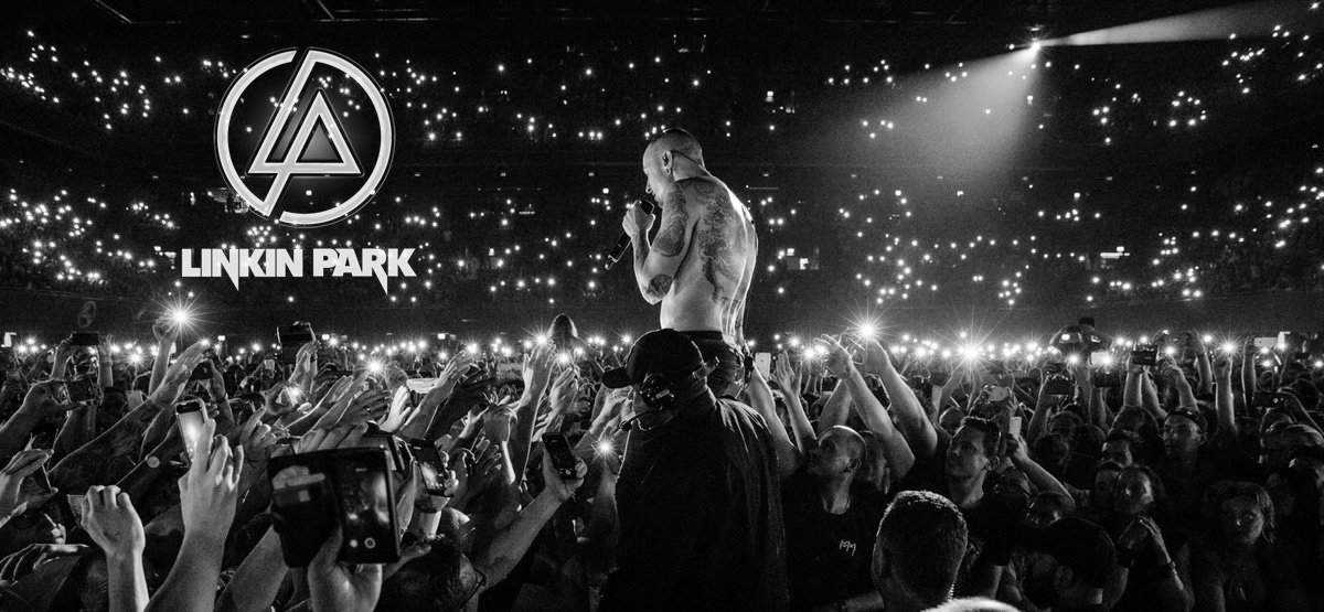 Chester Bennington saat konser bersama Linkin Park pada massa hidupnya. (foto: twitter Linkin Park)