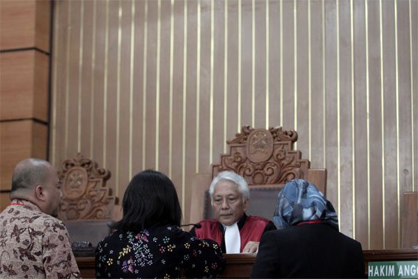 Sidang Praperadilan Setya Novanto, di PN Jakarta Selatan, Ragunan, Jakarta Selatan, Rabu 20 September 2017. (Foto: Daulatdotco)