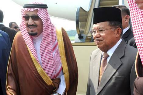BANYAK AKAL: Wakil Presiden Jusuf Kalla saat bertemu dengan Raja Arab Saudi Salman bin Abdul Azis di Jakarta, beberapa waktu lalu.