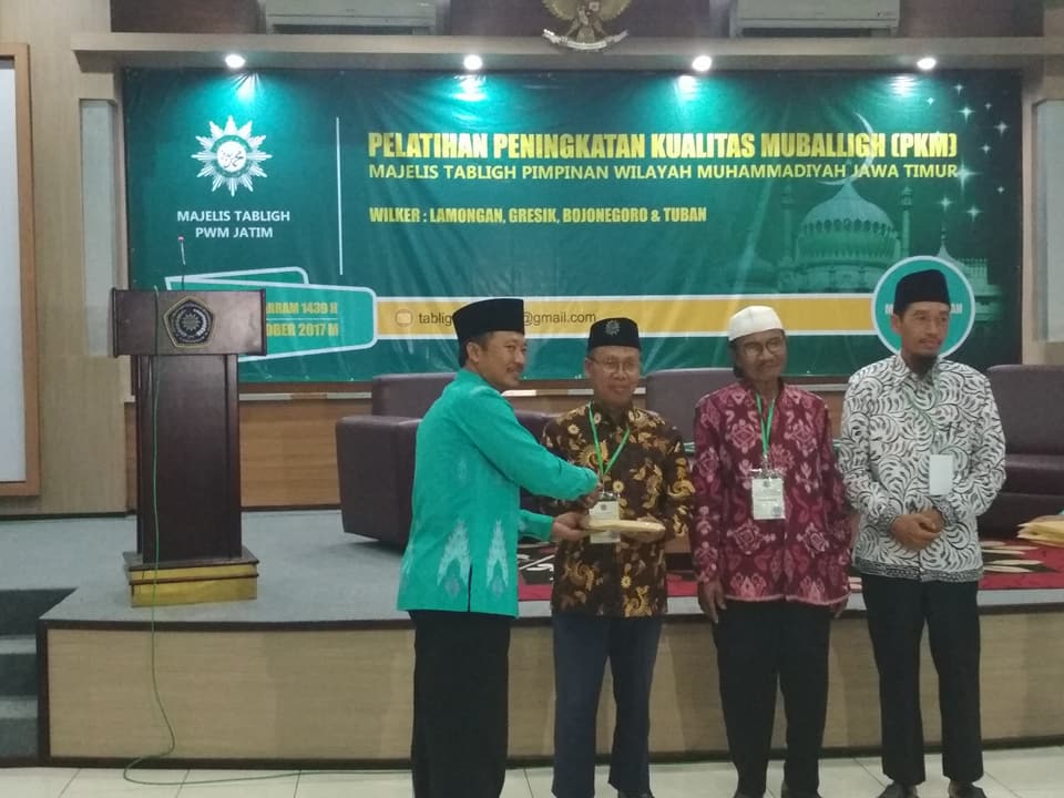 DAKWAH: Kegiatan pelatihan juru dakwah diadakan Pengurus Wilayah Muhammadiyah Jawa Timur di Lamongan. (foto: ist)