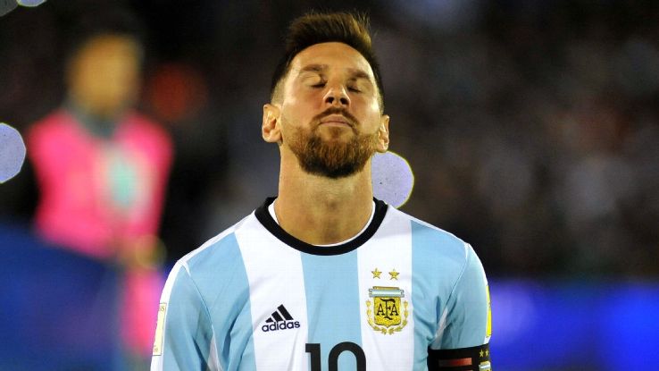 Lionel Messi gagal membawa kemenangan saat menghadapi Peru dalam lanjutan kualifikasi Piala Dunia 2018 Zona Amerika Latin, tadi pagi. 