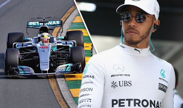 Pembalap Formula One (F1) Lewis Hamilton.