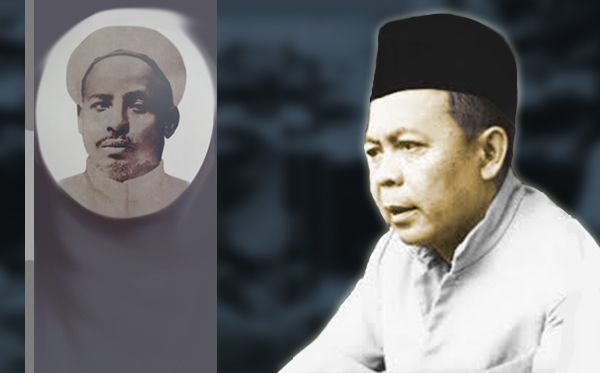 Syekh Ahmad Surkati (kiri) dan HM. Rasjidi (kanan)