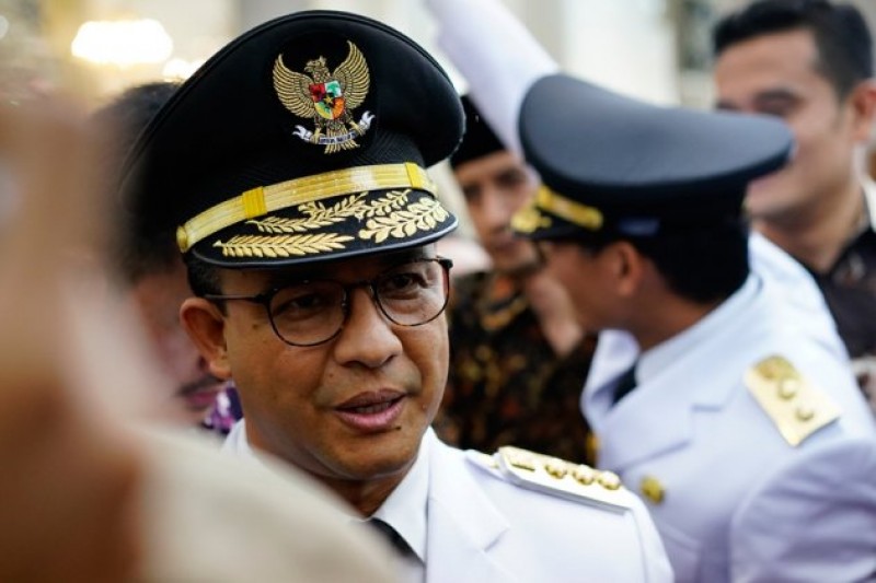 Gubernur baru DKI Jakarta Anies Baswedan.