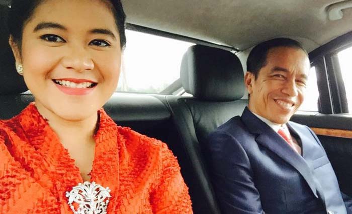 Jokowi dan putrinya, Kahiyang Ayu. (dokumentasi:solo)