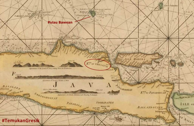 Peta Pulau Bawean