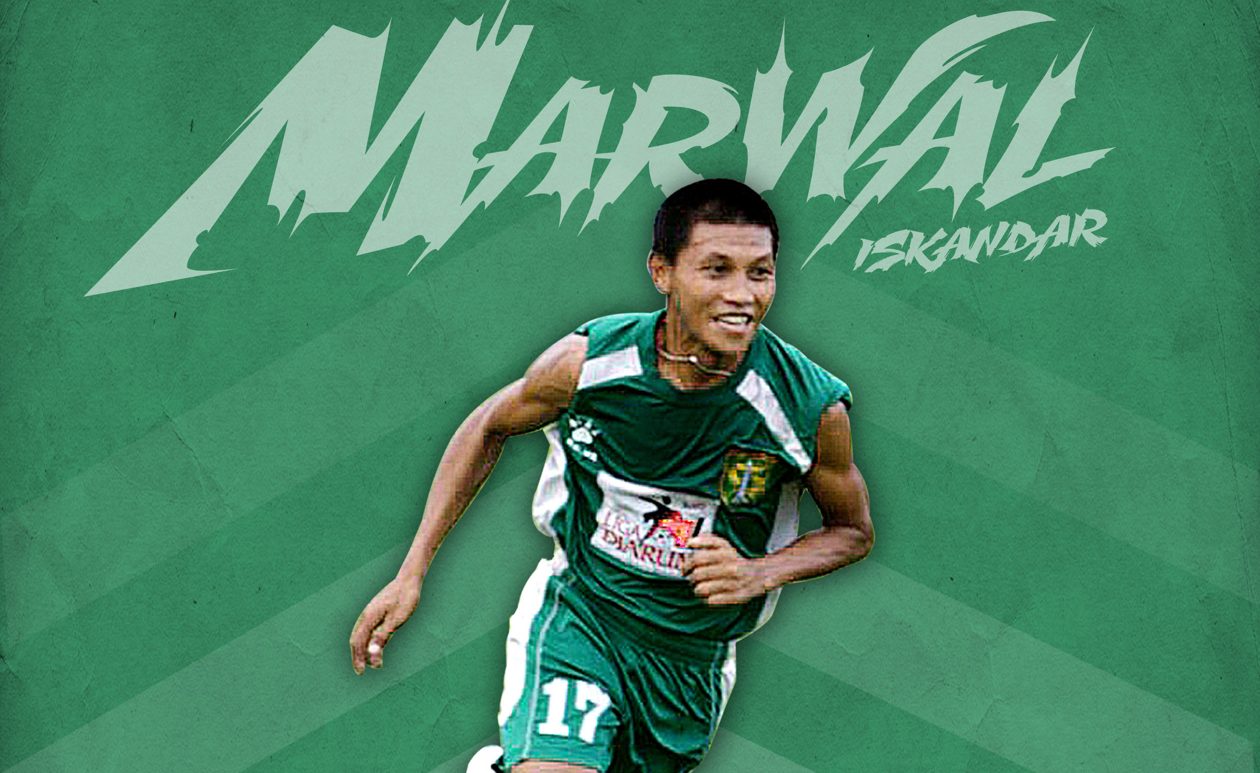 Pelatih PSPS Pekanbaru, Marwal Iskandar semasa masih menjadi pemain Persebaya. 