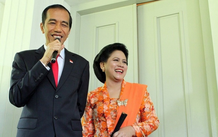 Presiden Joko Widodo dan isterinya. (foto: ist)