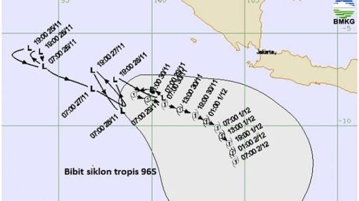 Kemunculan Siklon Tropis Dahlia