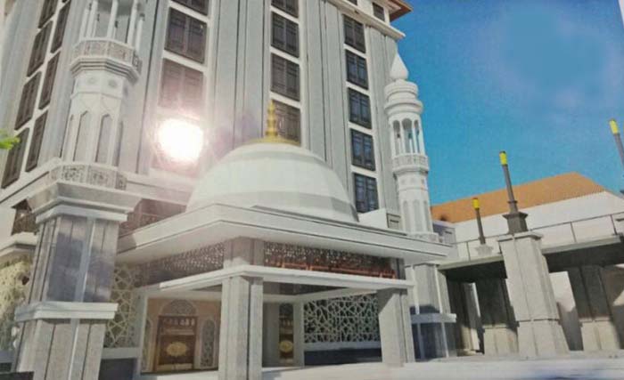 Gambar rencana gedung baru DPRD Surabaya. Dibangun di tanah kawasan cagar budaya. (foto: istimewa)