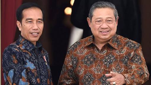 Presiden Jokowi dan Presiden ke 6 RI Susilo Bambang Yudhoyono. Foto : antara