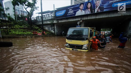 Banjir Jakarta. (Foto: Ilustrasi)