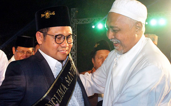 Muhaimin Iskandar dinobatkan menjadi Panglima Santri. (Foto: Media Indonesia) 