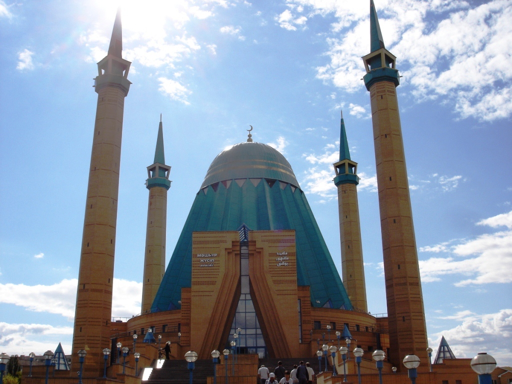 Sebuah masjid di Mashkur Jusuf, Kazakhstan. (ist)
