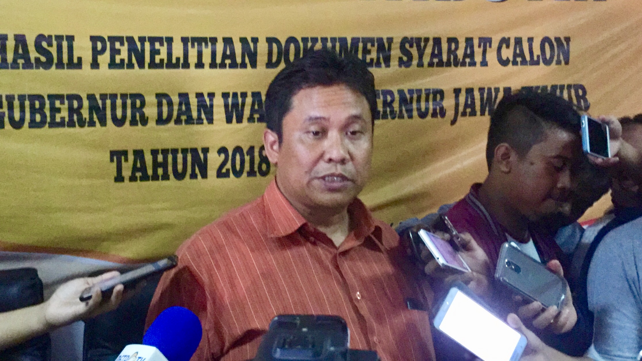 Ketua KPU Jatim, Eko Sasmito. (Foto: Farid/ngopibareng.id)