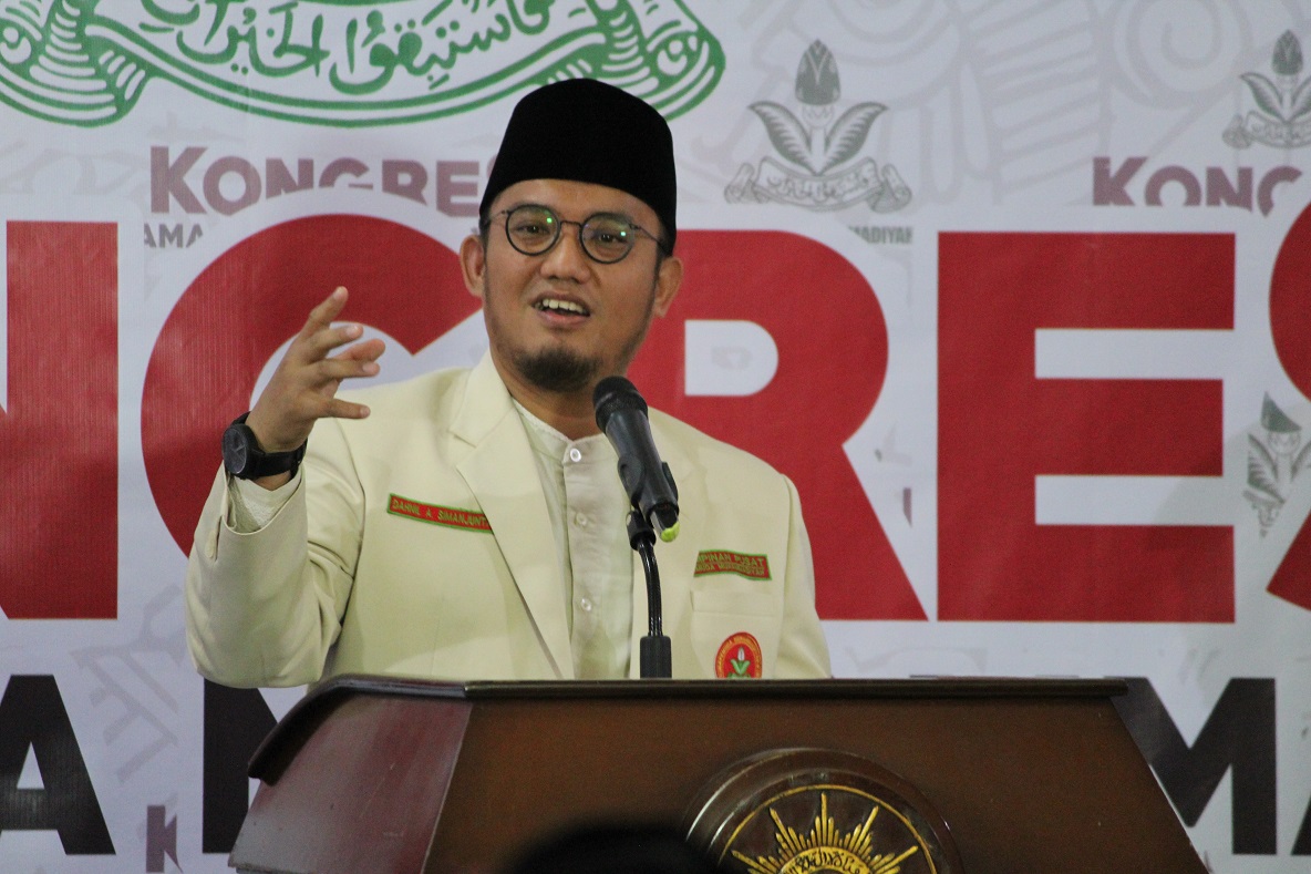 TEKAD: Dahnil Anzar Simanjuntak, Ketua Umum Pimpinan Pusat Pemuda Muhammadiyah. (foto: ist)