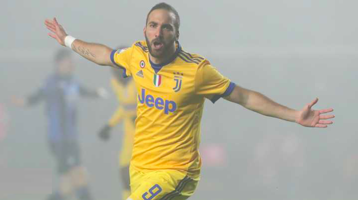Gol cepat Gonzalo Gerardo Higuain pada menit ke-3 antarkan Juventus satu kaki di Final Coppa Italia