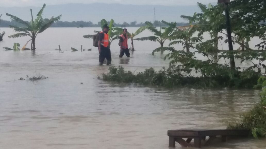 Banjir Pangandaran Jawa Barat. (Foto : BNPB)