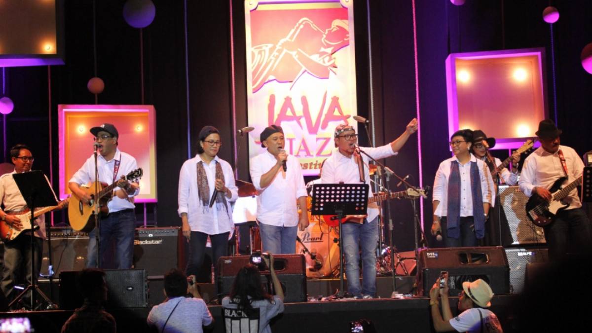 Elek Yo Band tampil di gelaran Java Jazz, Jumat, 2 Maret 2018, semalam. (Foto: viva)