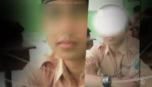 Siswa SMA Negeri 1 Torjun, Sampang, terdakwa kasus pembunuhan pada gurunya Ahmad Budi Cahyanto, divonis 6 tahun kurungan penjara. (Foto: Dokumentasi)
