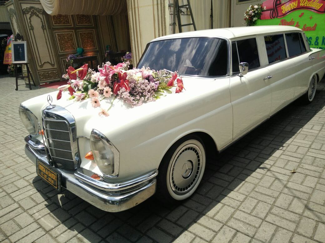 Mercy Limousine ini pernah menjadi mobil kepresidenan era Bung Karno tahun 1963. Pendukung Mbak Puti janjikan ajak keliling dengan mobil ini jika Mbak Puti mampir Bojonegoro. (Foto: Facebook)