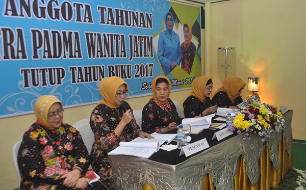 Koordinator Pengawas Koperasi Citra Padma Wanita (CPW) Jatim Dra Hj Fatma Saifullah Yusuf, mengingatkan kepada koperasi tersebut untuk melakukan evaluasi organisasi saat melakukan Rapat Anggota Tahunan (RAT). 