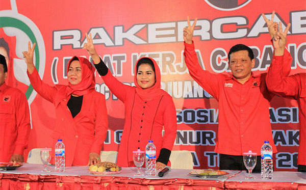 Puti Guntur Soekarno dukung percepatan JIIPE di Gresik, Senin 19 Maret 2018. (Foto: Istimewa)