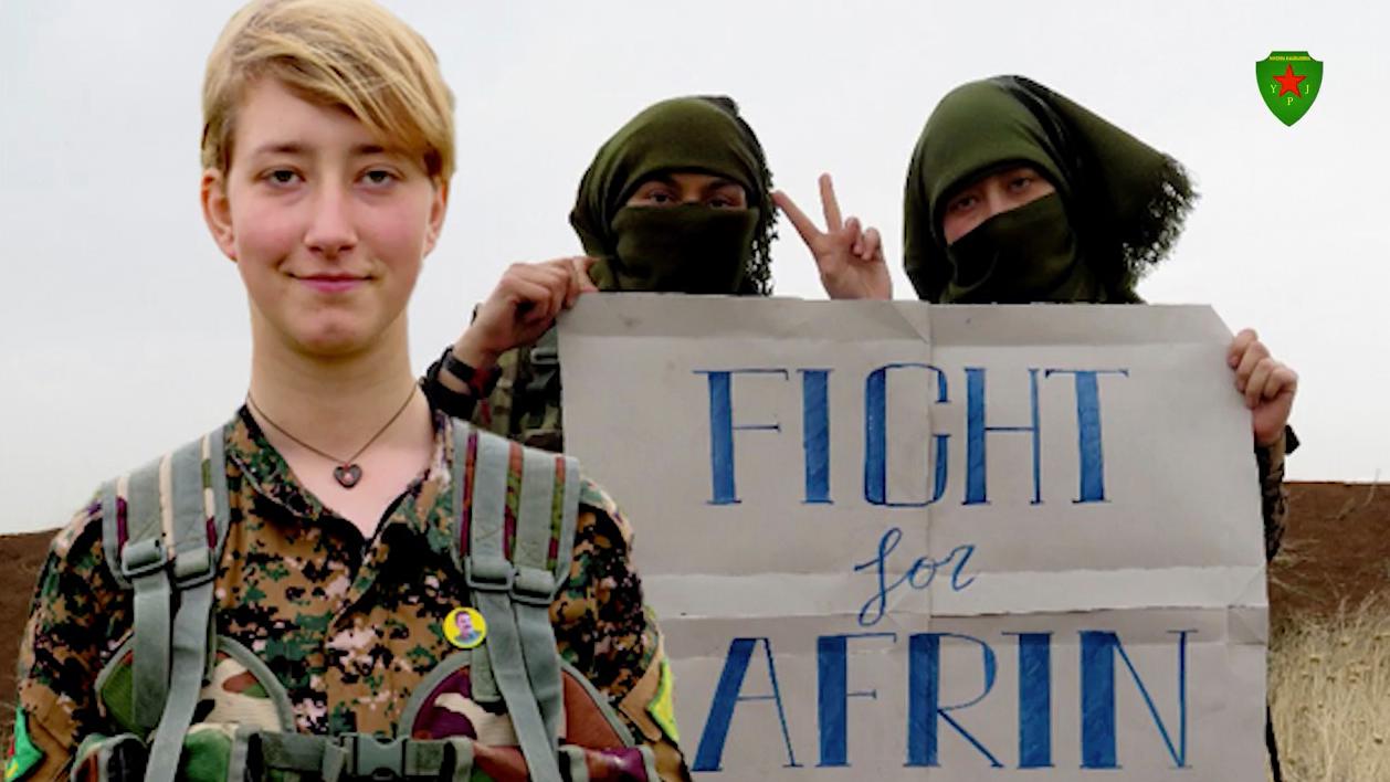 Anna Campbell (27), warga negara Inggris tewas dalam bertempran pekan lalu di Suriah. Anna bertempur bersama pasukan suku Kurdi. (foto: the national)