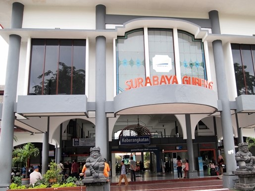 Stasiun Gubeng Surabaya. (Foto: Istimewa)