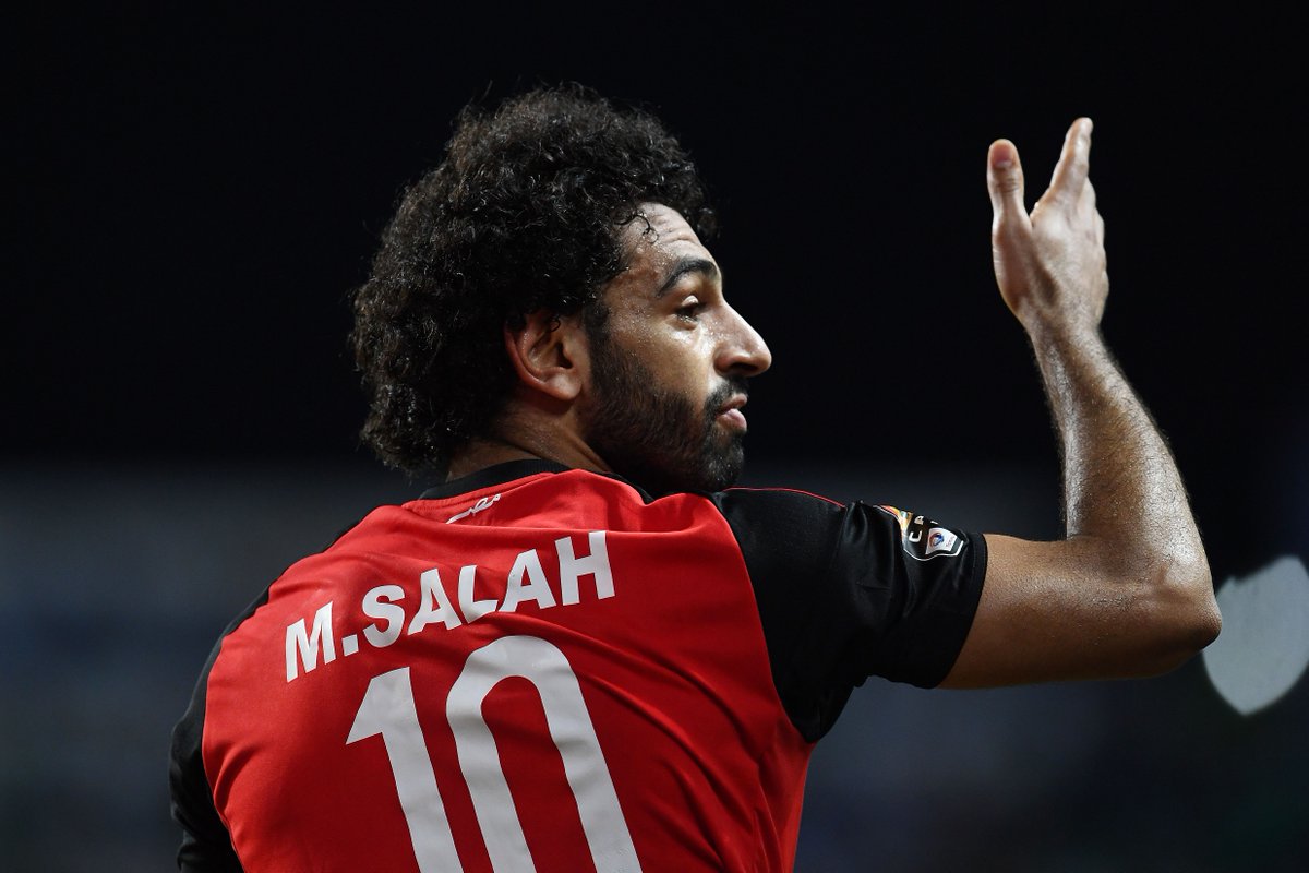 Mohamed Salah saat memperkuat Timnas Mesir. (Foto: Squawka)