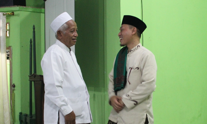 DAKWAH: KH Muhammad Nur Hayid Bersama KH Ridwan Syu'aib, tokoh NU.