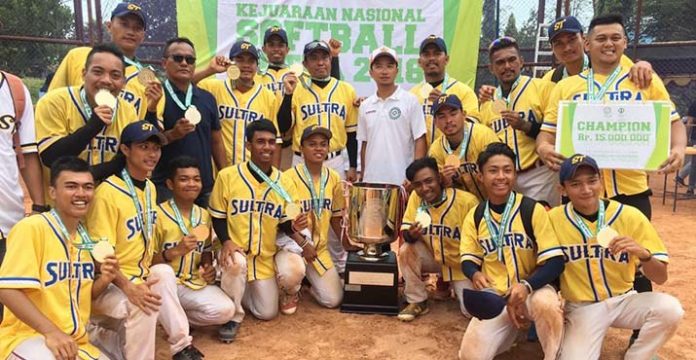 Tim Sulawesi Tenggara akhirnya menjadi juara Kejurnas 2018. foto;ist