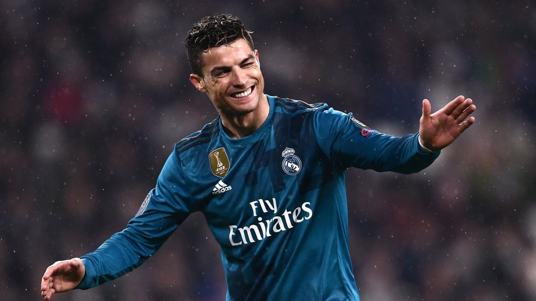 Cristiano Ronaldo, masih memimpin top skor Liga Champion hingga leg pertama babak perempat final.