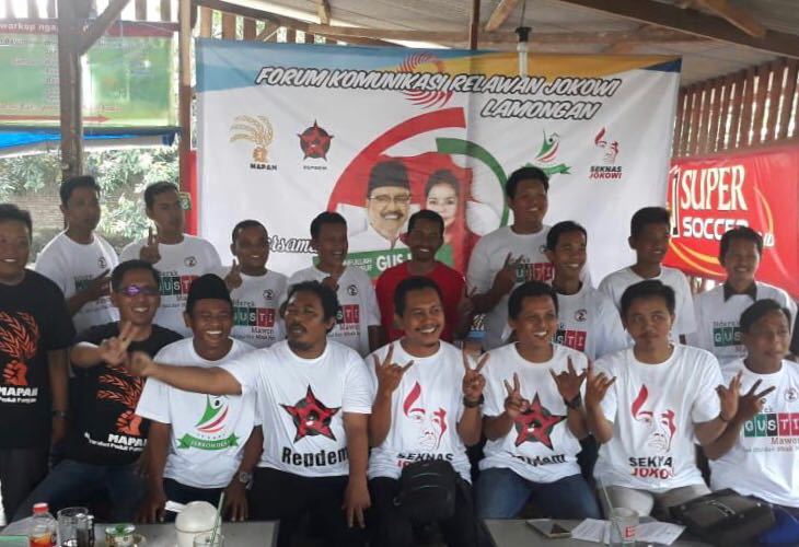 Relawan Jokowi mendukung Gus Ipul - Puti Soekarno karena program-programnya yang berpihak kepada rakyat. (Foto: Ist)