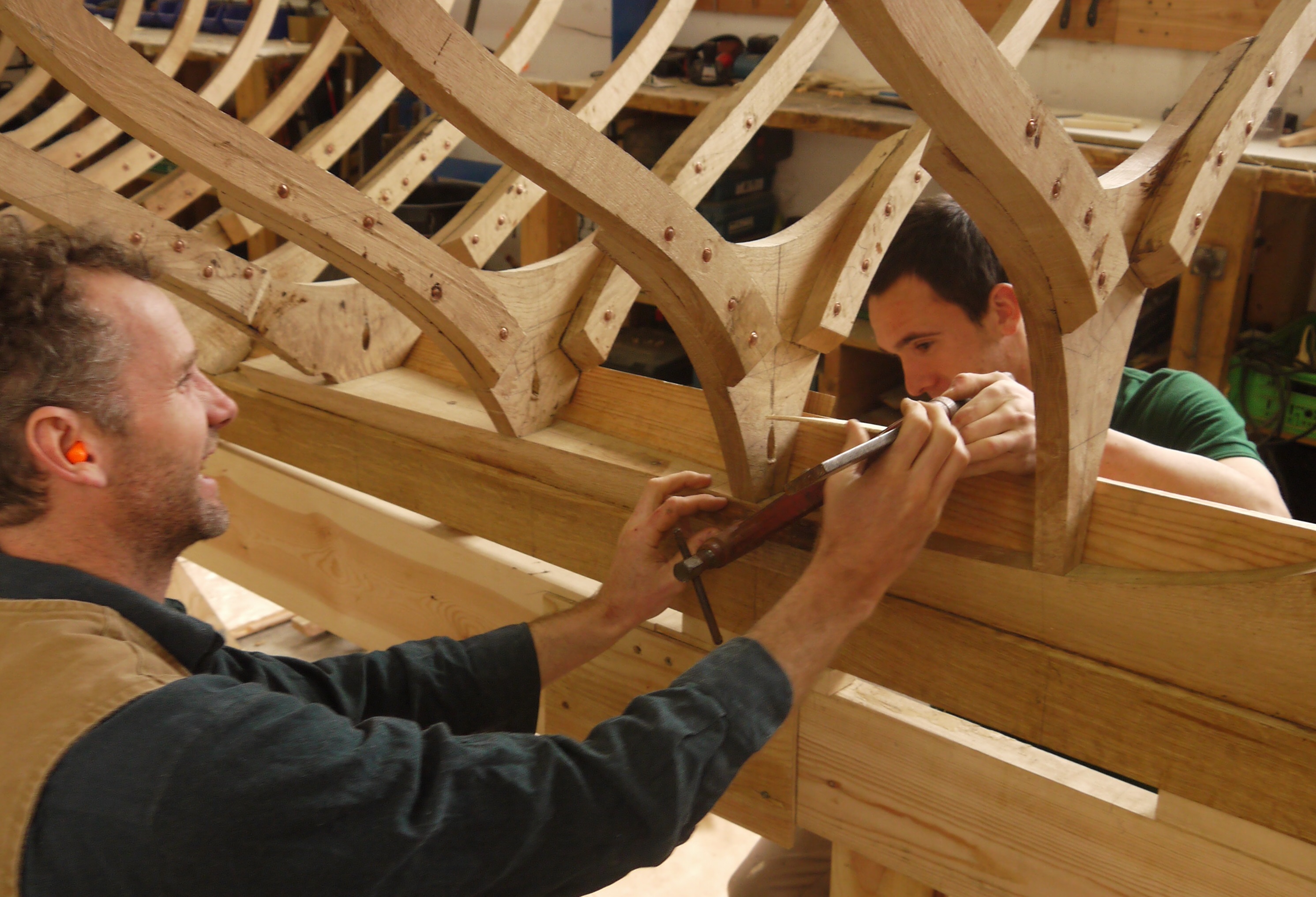 Ilustrasi pembuatan kapal kayu di Albaola, Spanyol (Foto: http://www.albaola.com/en)
