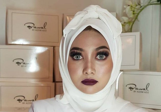 Look hijab yang terinspirasi dari Pocong. (instagram)