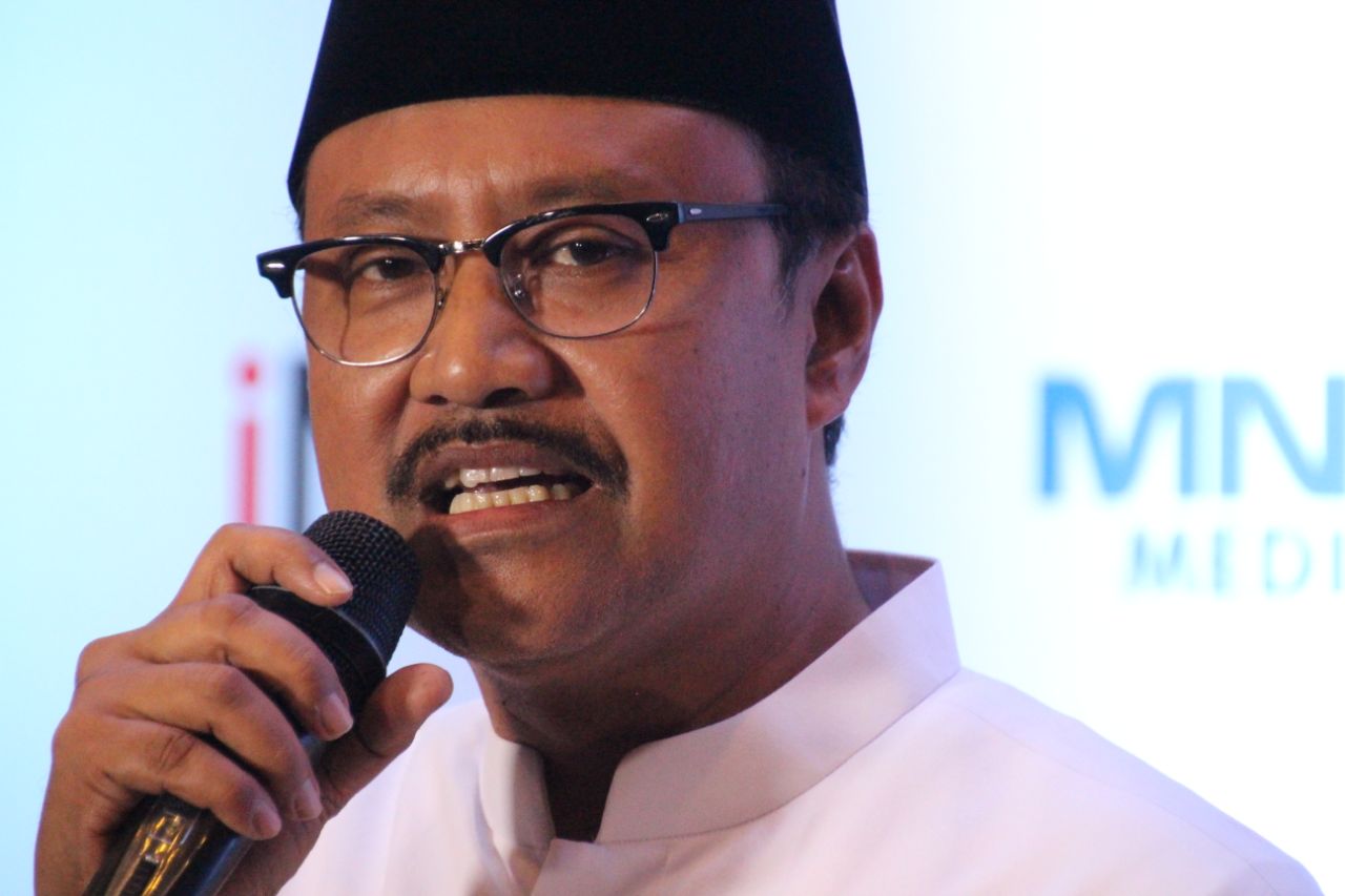 Calon Gubernur Jawa Timur nomor urut 2 Syaifullah Yusuf (Gus Ipul). (Foto: frd/ngopibareng.id)