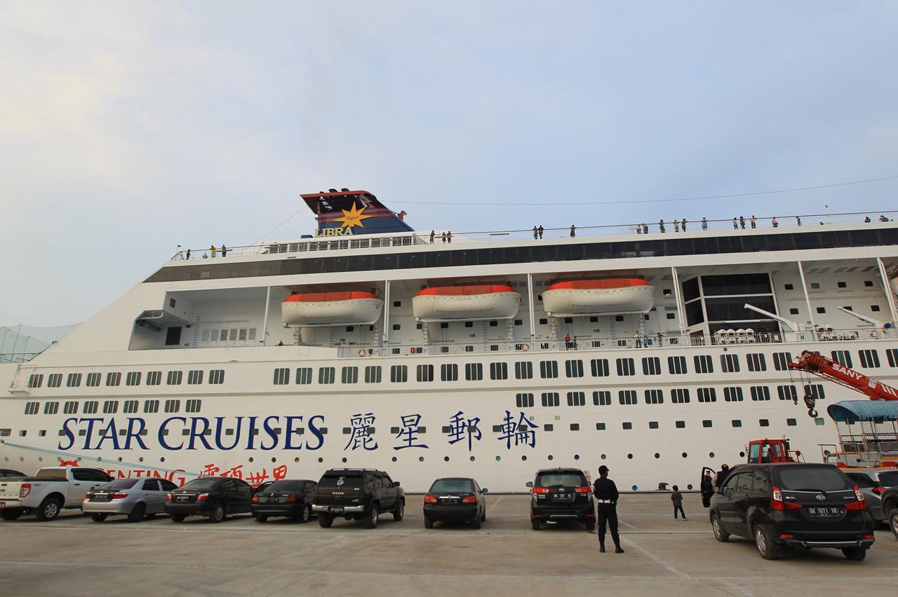 Star Cruise mampu ditampung di Kualatanjung. foto:kemenpar