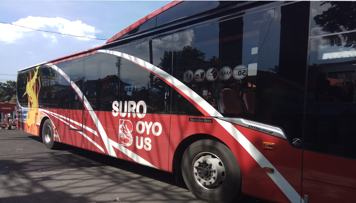 Suroboyo Bus yang dikelola oleh Pemerintah Kota Surabaya. (Foto: Dokumentasi)