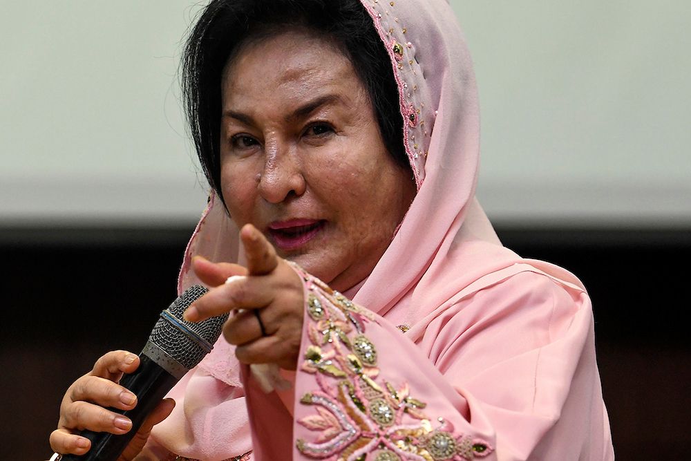 Rosmah Mansor, istri mantan Perdana Menteri (PM) Malaysia, Najib Razak.